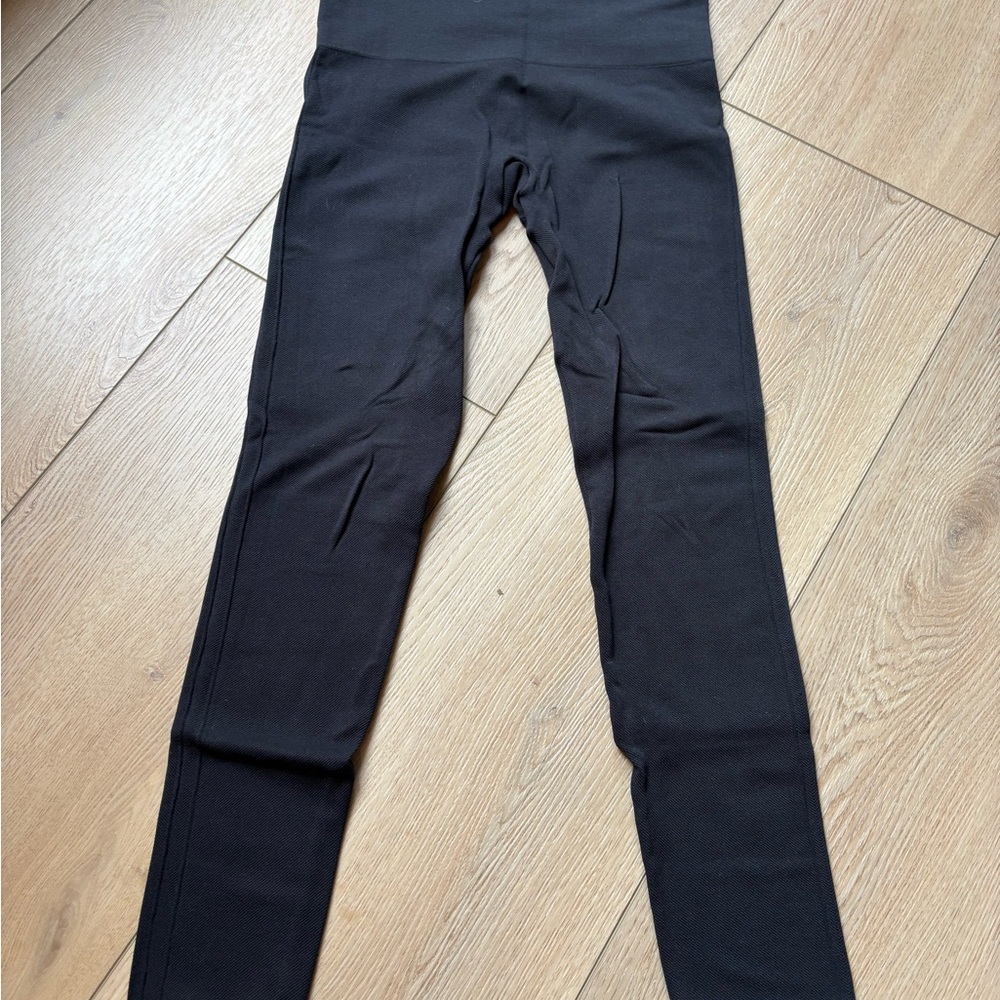 SPANX Ribbed Knit Legging | Black High-Waist Leggings
